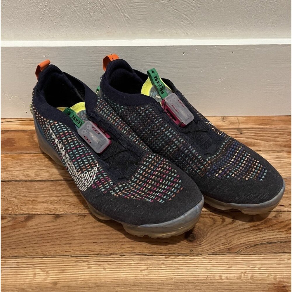 Nike Air VaporMax 2020 Flyknit Newsprint Multicolor Shoes Men's 11
